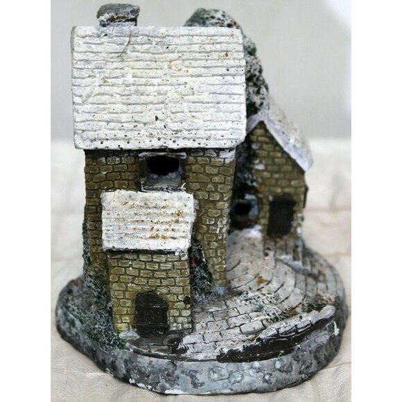 JSNY Resin Winter Brick Cottage House Display Decor Christmas Window Cutouts - Picture 2 of 8